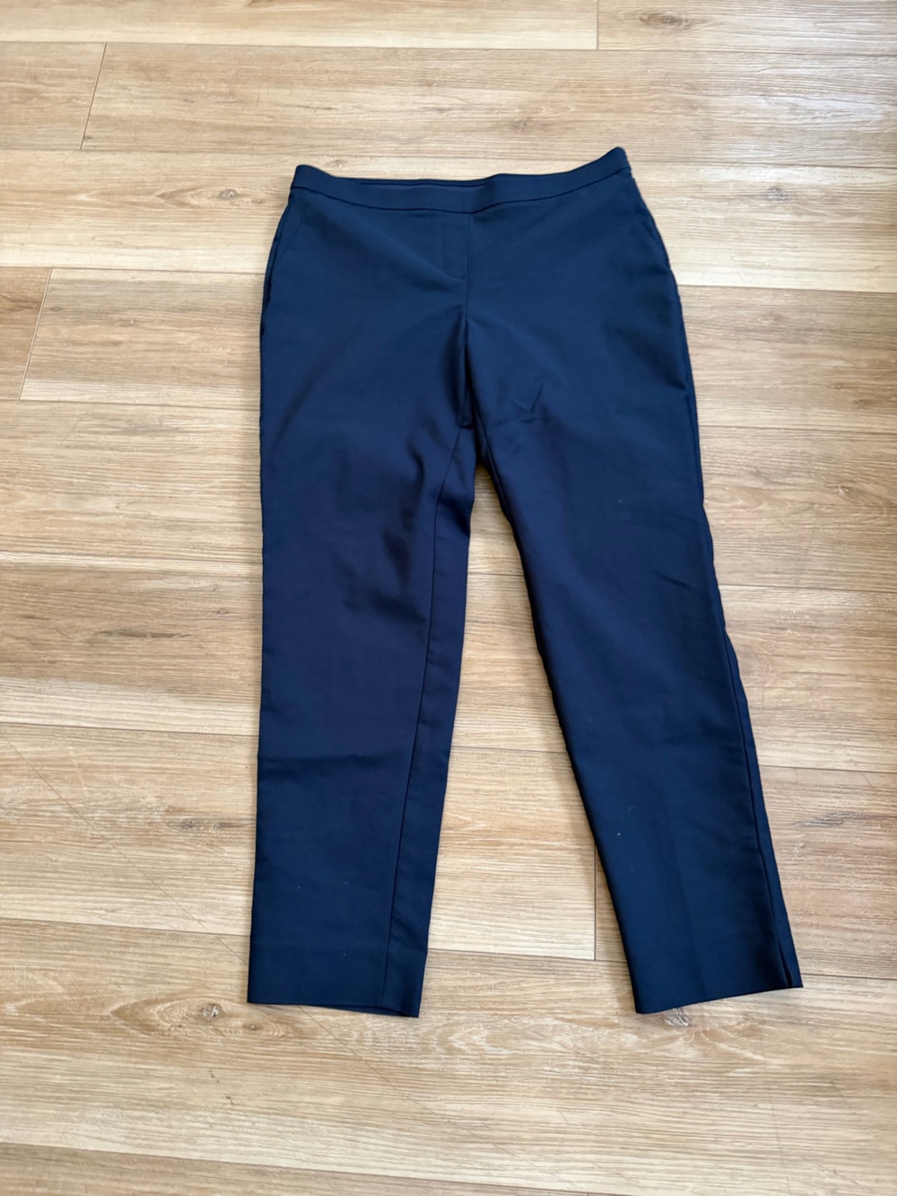 Chaus Navy Straight Leg Ponte Pants